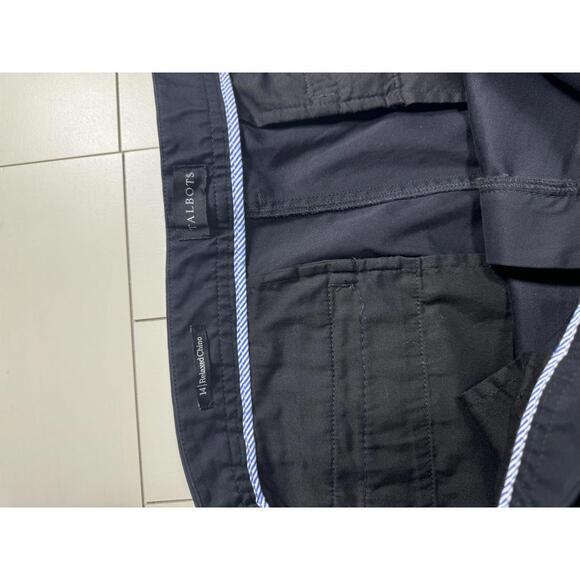 Talbots Women's Relaxed Chino Navy Pants - Size 14 - Picture 4 of 6